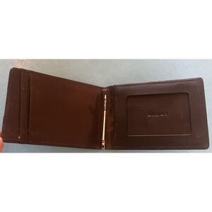 ANDAR Apollo Men's Brown Leather Bifold Wallet  ID Window Credit Card Money Clip